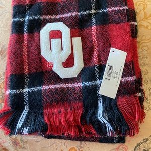 University Of Oklahoma Sooners OU plaid scarf
